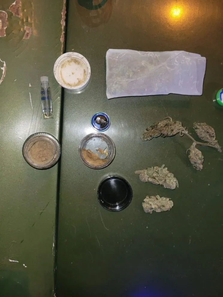 Se estrelló contra un árbol y la policía le encontró drogas en el vehículo