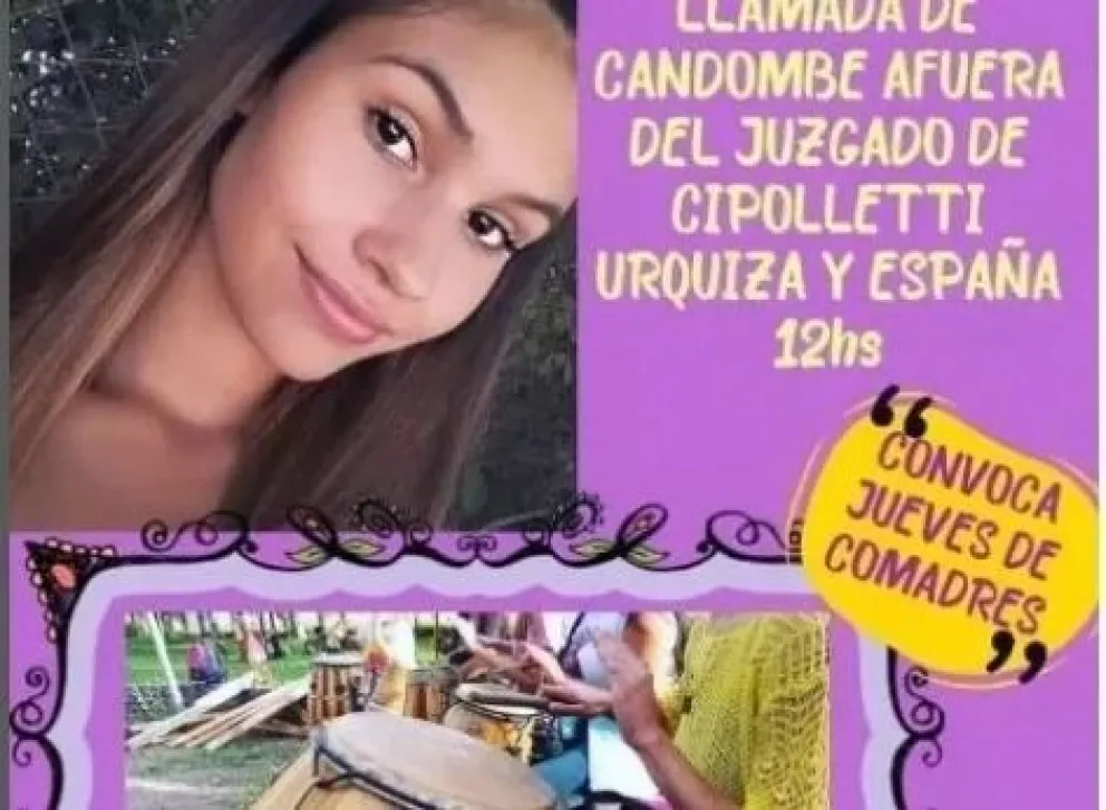 Habrá "llamada de Candombe" en las afueras de la sede judicial