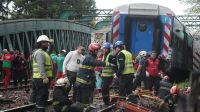 Chocaron dos trenes en Buenos Aires y un pasajero filmó el momento: 100 personas fueron asistidas 