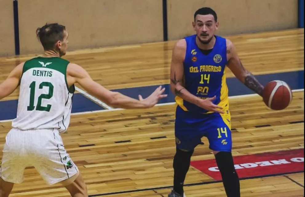 Básquet: Del Progreso ganó un partido durísimo y quedó a un partido de los Play-off