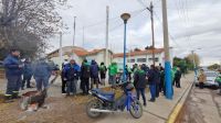 Protesta de ATE en Roca: denuncian despidos en Aguas Rionegrinas y persecución sindical 