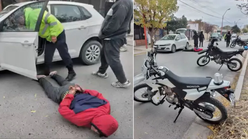 VIDEO: intentaron darse a la fuga y la policía los detuvo con un exitoso operativo cerrojo