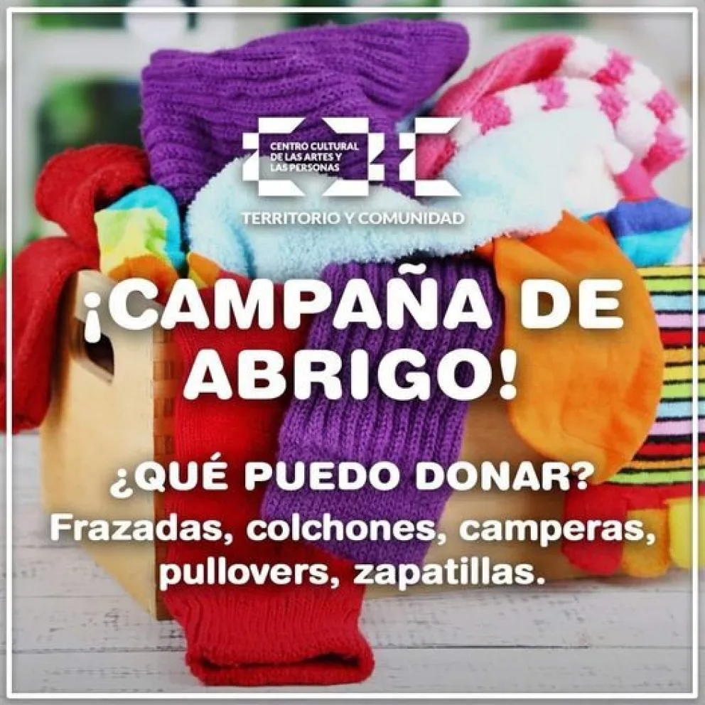 Realizan Campaña de Abrigo para combatir el frío en Roca