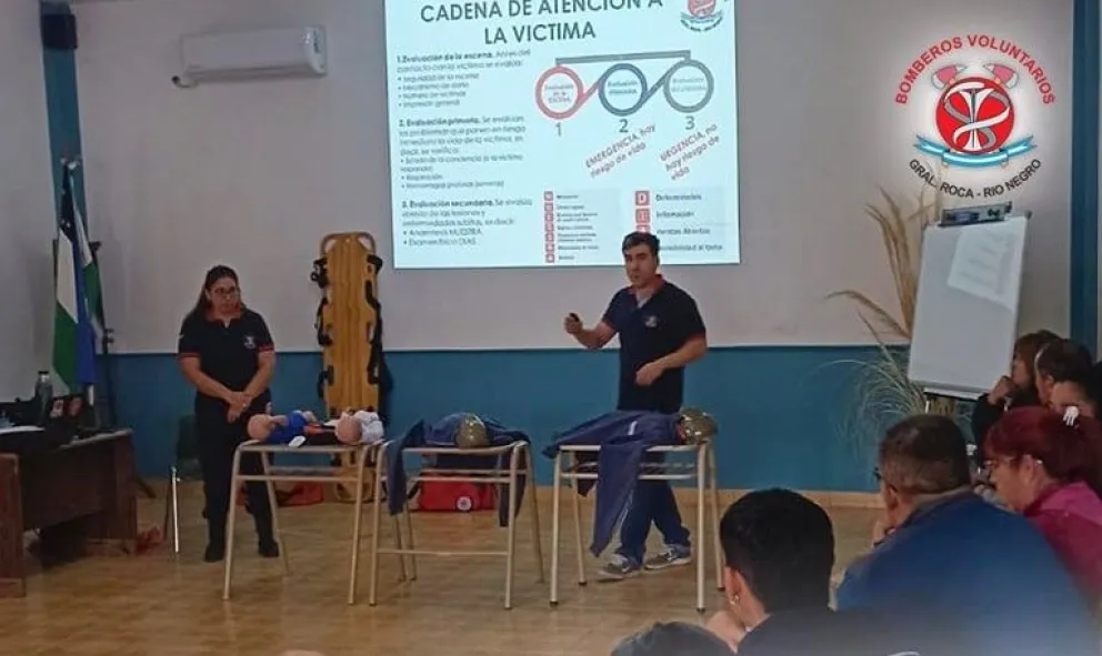 No te quedes afuera de la nueva capacitación en RCP y Uso del DEA en Roca