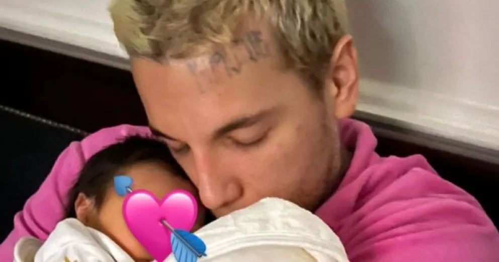 Tiernas imágenes de Alex Caniggia junto a su hija conmueven en redes