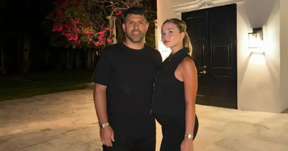 El cumpleaños del Kun Agüero: felicidad y expectativa por la llegada de su hija