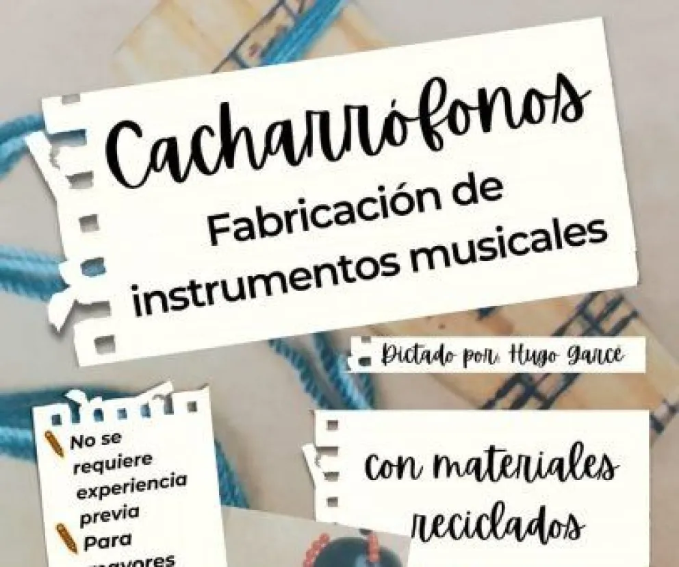 Taller de fabricación de instrumentos musicales a partir de materiales reciclados