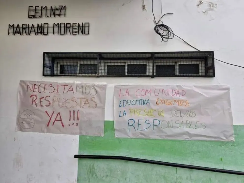 Continúan las protestas en una escuela del Alto Valle tras intoxicaciones por fumigaciones
