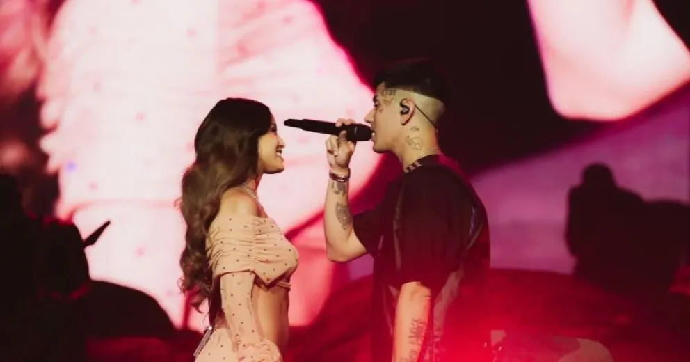 Duki y Emilia: noche romántica en Madrid