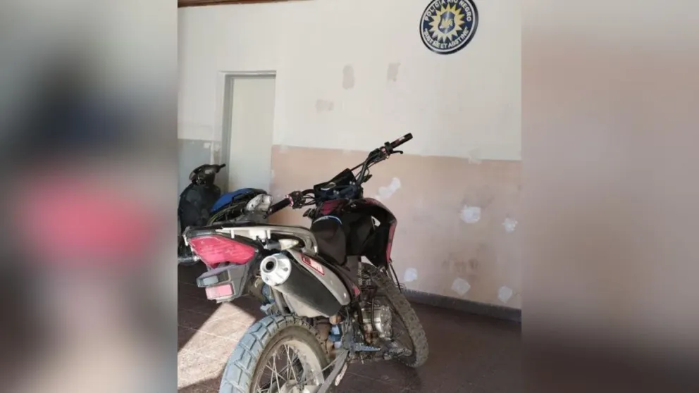 ¡Buena noticia!: en menos de 24 horas recuperaron una motocicleta robada