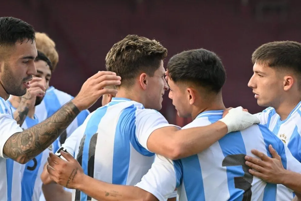 Triunfo de la Sub 23 Argentina: con doblete de Simeone, la Selección le ganó a Paraguay