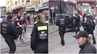 La policía le disparó a un hombre que amenazaba con un hacha horas antes de un partido de la Eurocopa