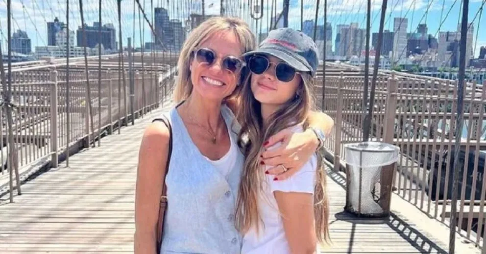 Las vacaciones de Mariana Fabbiani y su hija Matilda por Nueva York
