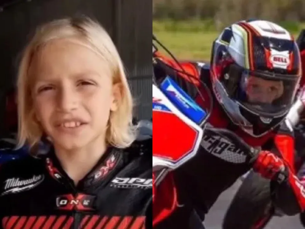 Murió Lorenzo Somaschini, el motociclista de 9 años que tuvo un accidente en Brasil