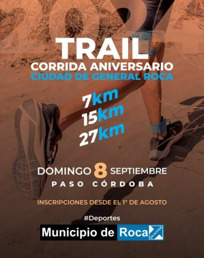 ¿Cómo inscribirse a la Corrida Aniversario de Roca?