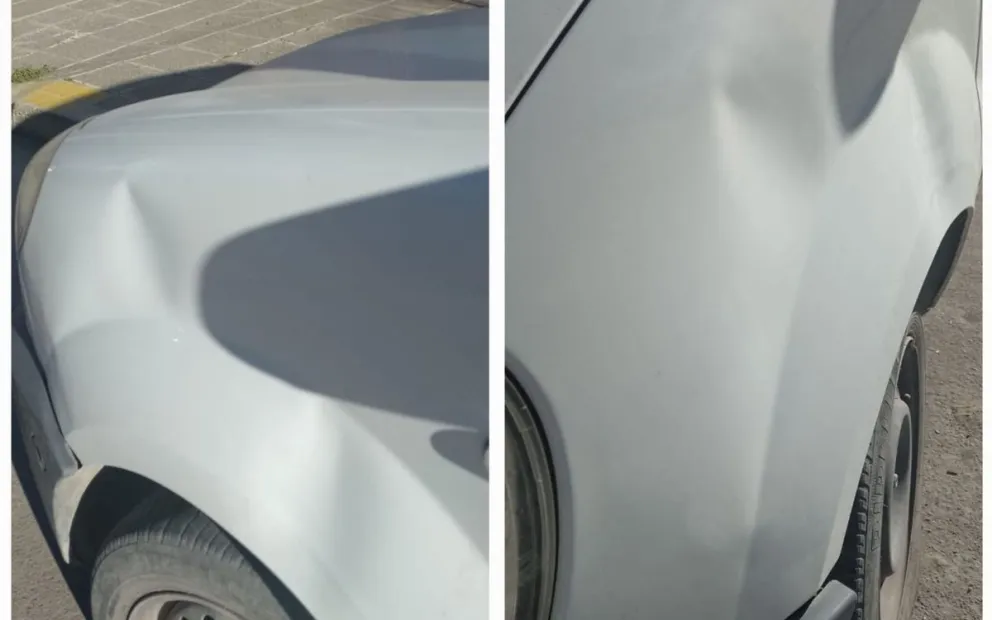 Un trapito atacó a patadas un vehículo en pleno centro de Roca