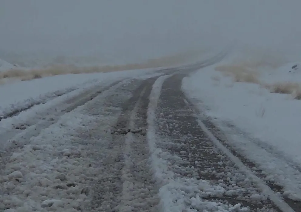 Solicitan circular con precaución debido a las intensas nevadas en varias partes de la provincia 