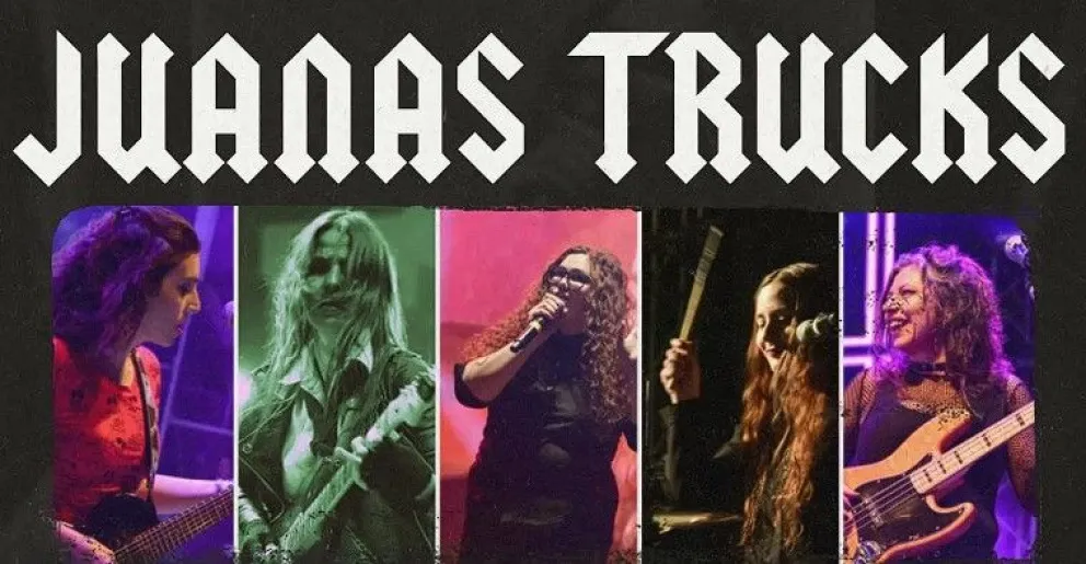 Imperdible: Toca Juanas Trucks, una banda femenina tributo a AC/DC en Roca