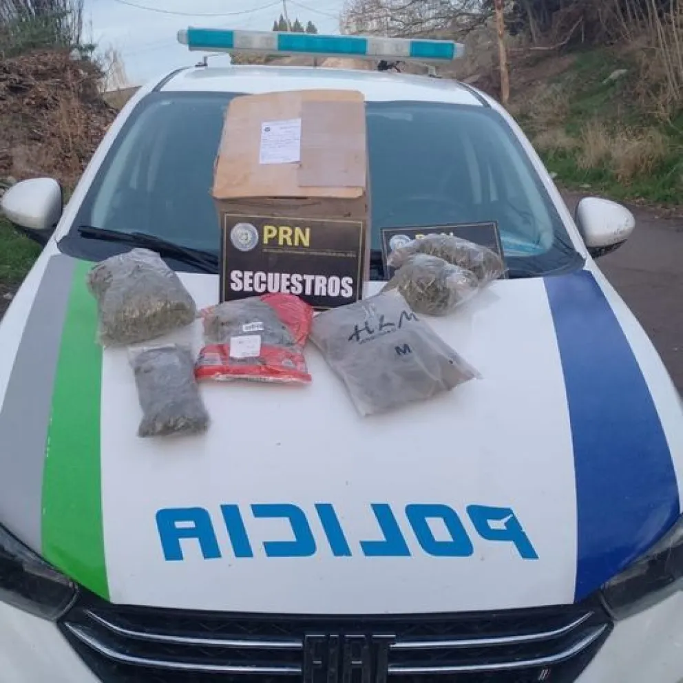 Allanaron un pequeño emprendimiento de droga 