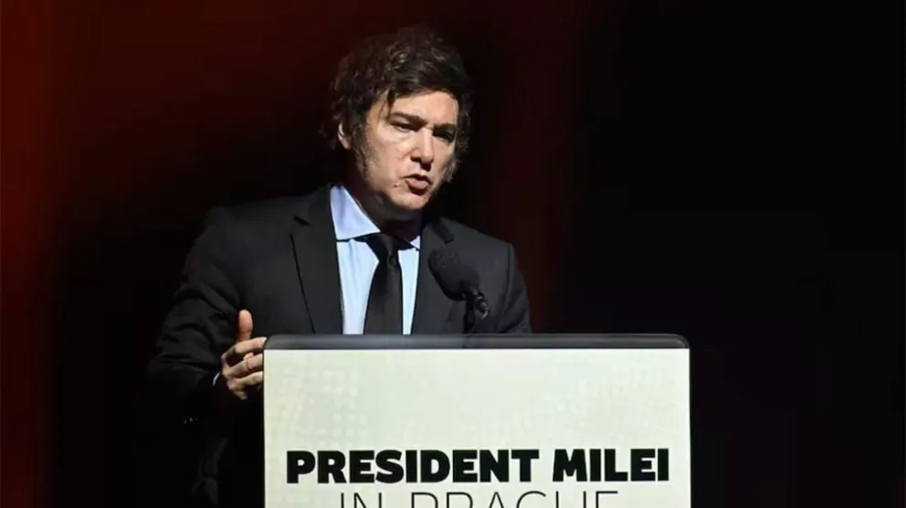 Milei, muy seguro de que probablemente le den "el Nobel de Economía"
