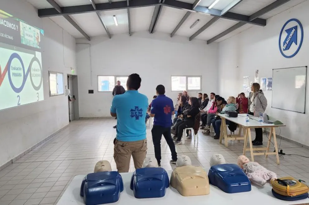 Brindarán una capacitación en primeros auxilios en Roca