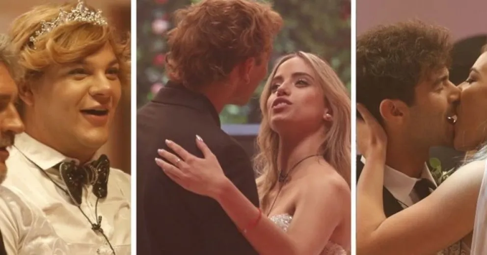 Amor y emoción: así fue la triple boda que se realizó en Gran Hermano