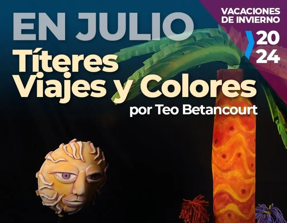 Invitan a disfrutar de la obra de títeres "Viajes y Colores" en Roca