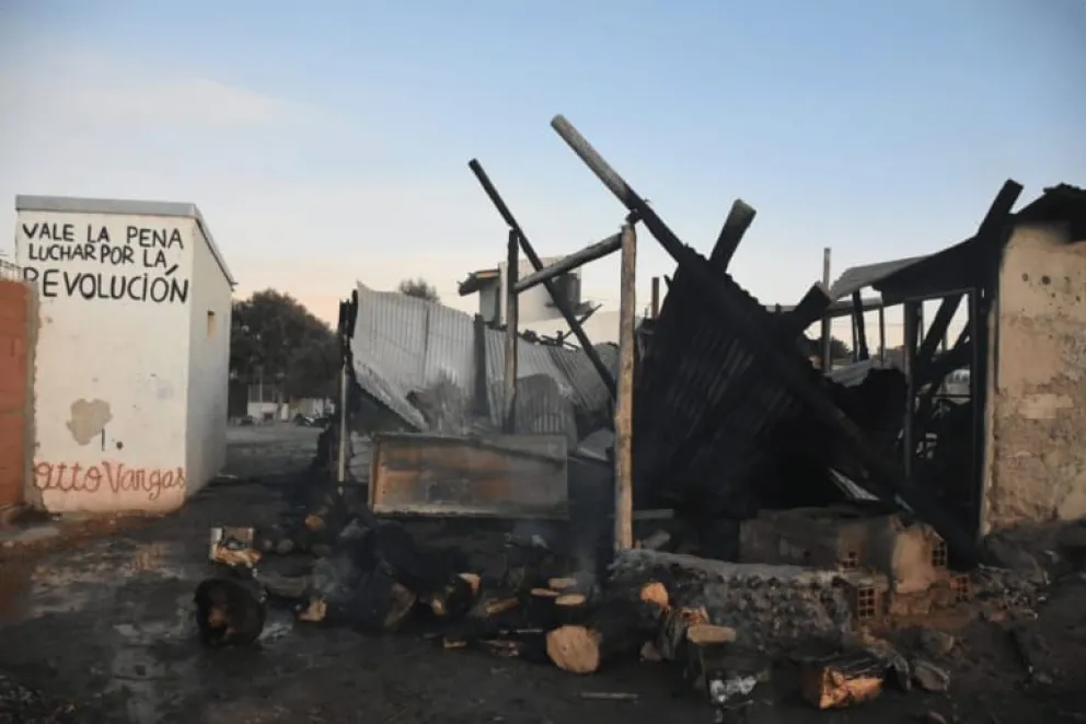 Se incendió el local de una organización social y sospechan que haya sido intencional
