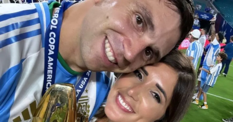 El posteo clave de la esposa del Dibu Martínez durante la Copa América
