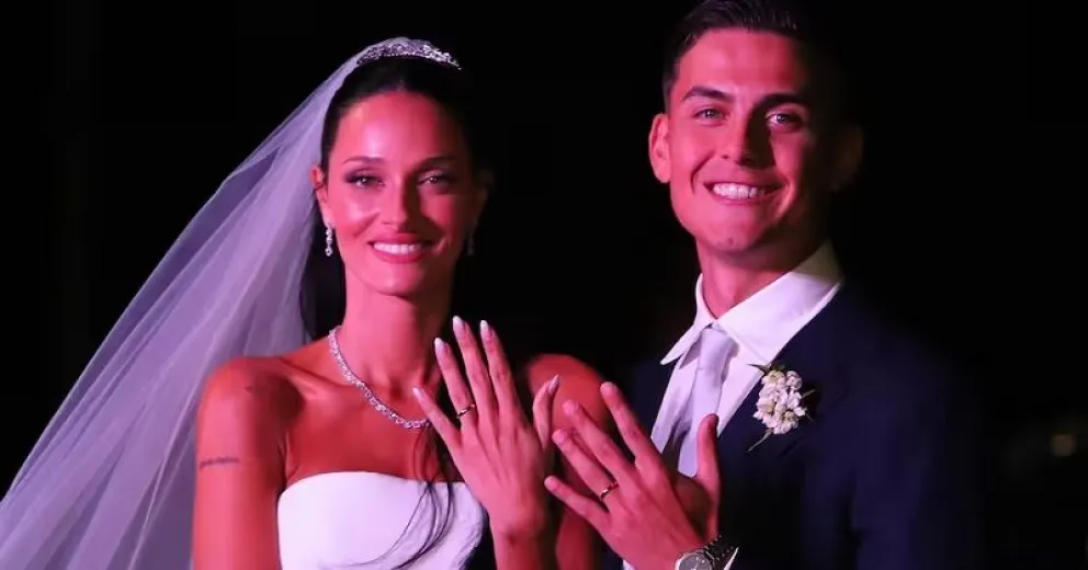 Cuál fue el particular tatuaje que se hicieron los invitados al casamiento de Oriana Sabatini y Paulo Dybala