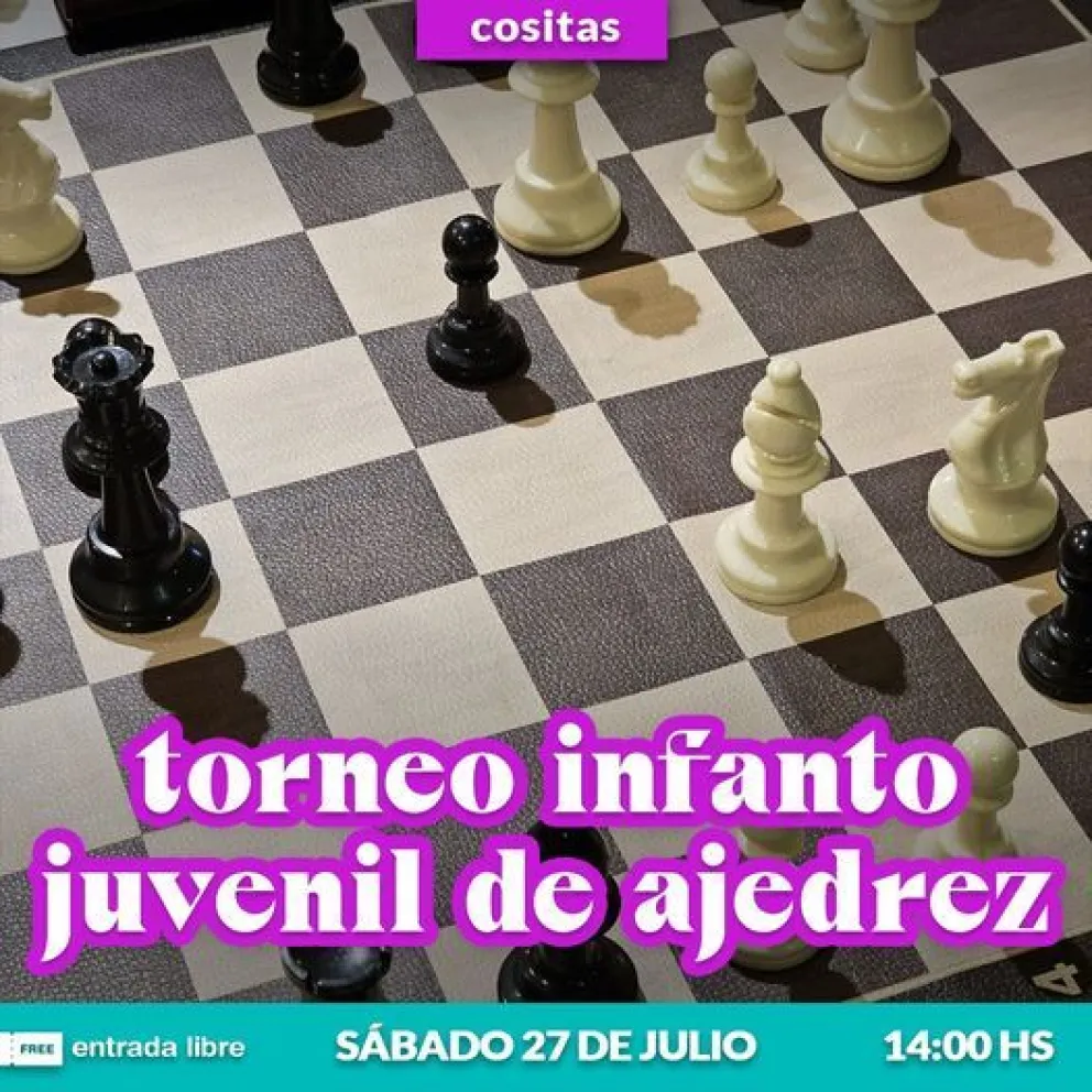 Se viene un nuevo Torneo Infanto Juvenil de Ajedrez en Roca