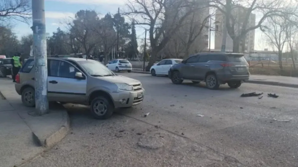 Una nena se cortó el rostro en un accidente y tuvieron que trasladarla a Roca