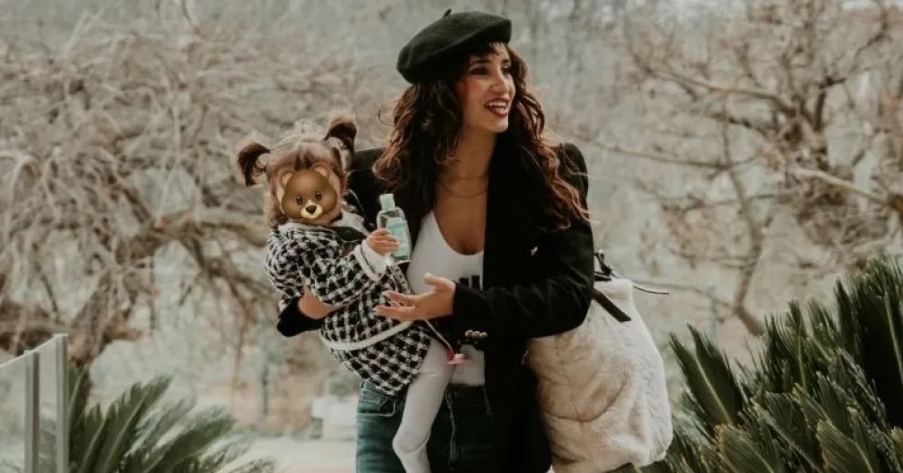 Melody Luz explicó por qué no publica fotos de Venezia, la hija que tiene con Alex Caniggia