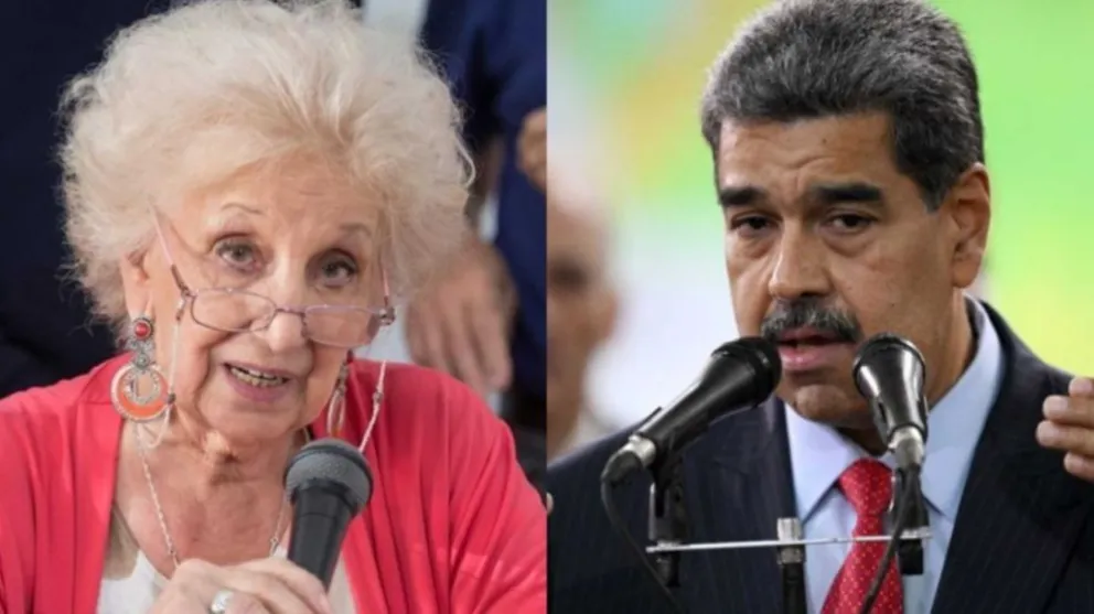 Estela de Carlotto contra Maduro: "No tiene cómo justificar la victoria electoral"