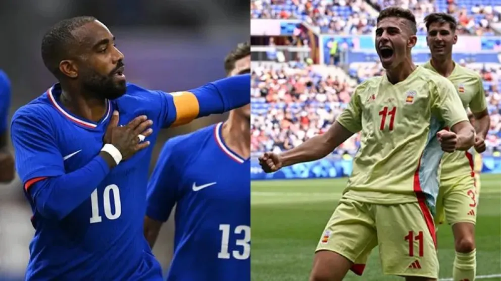 Juegos Olímpicos de París 2024: Francia y España se metieron en la final de fútbol