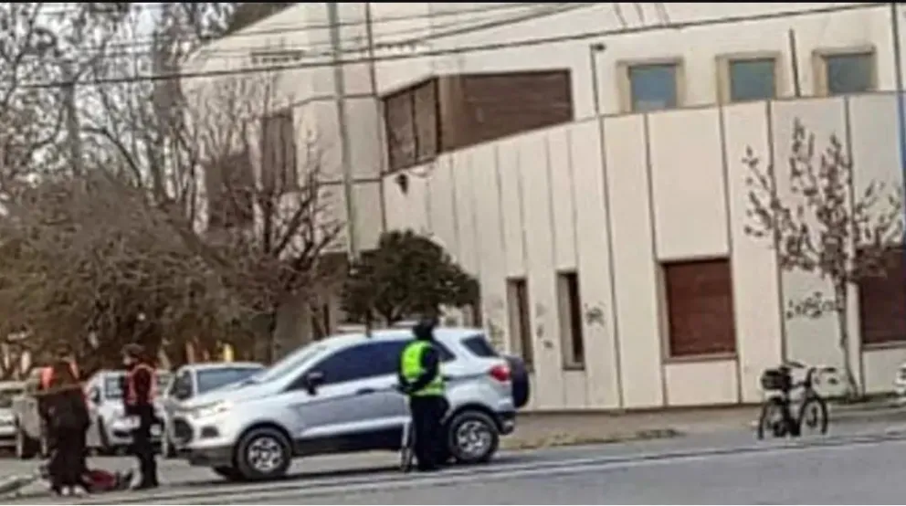 Uno de los choques sucedió en Belgrano y 25 de Mayo.