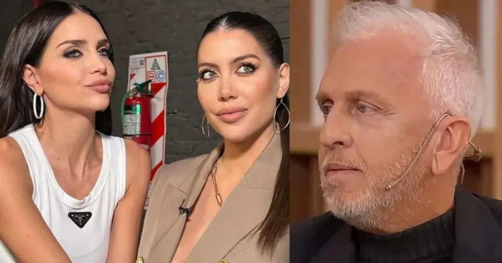 El gesto de Wanda y Zaira Nara al conocer que su padre fue detenido por violencia de género