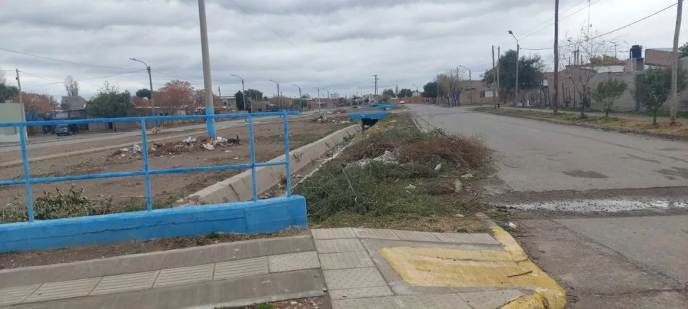 Contaminación al norte de Roca: vecinos denuncian la existencia de un basural sobre un boulevard  
