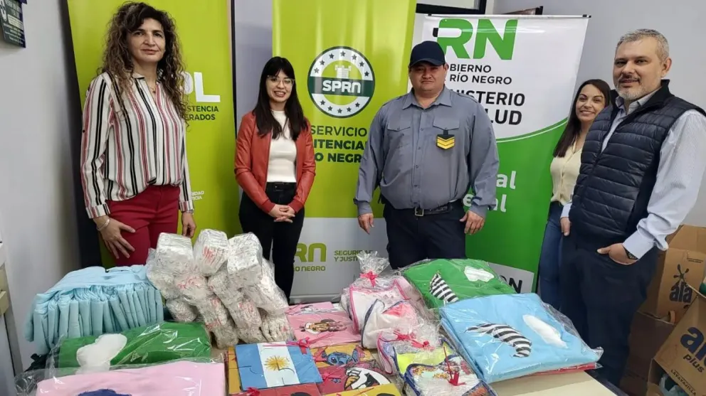 Buen gesto: internos del Penal de Roca entregaron insumos para el Hospital local