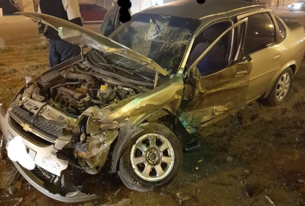 Una familia resultó herida tras un choque en el Alto Valle