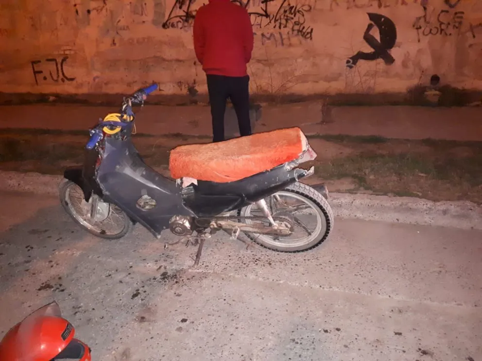 Detenido por circular en una moto con motor y chasis adulterado 