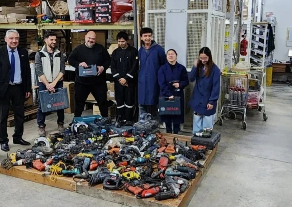 El Cet 1º de Roca recibió múltiples donaciones de herramientas 