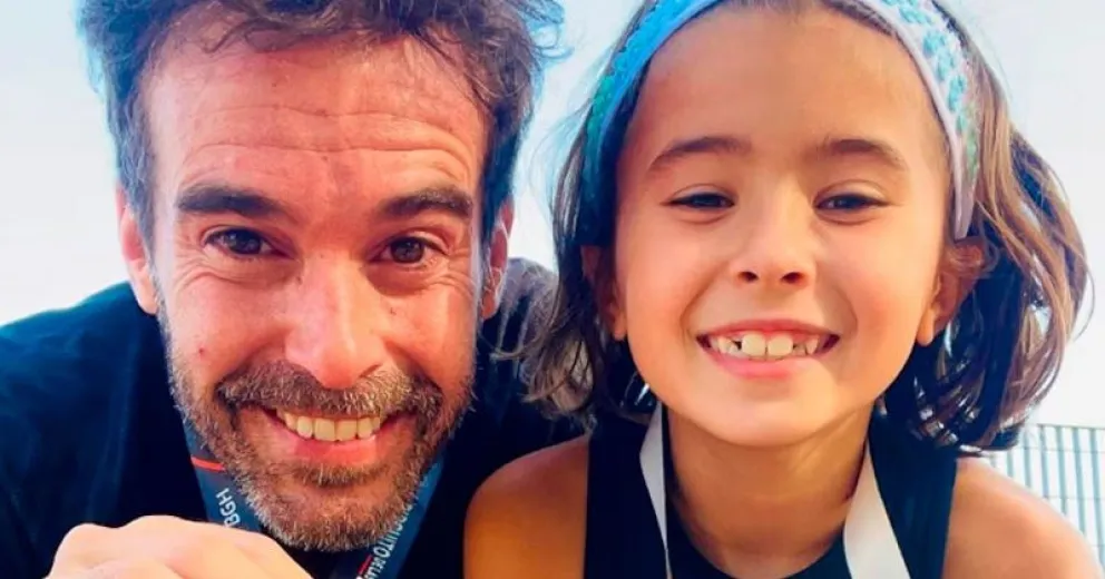El desopilante reencuentro de Nico Cabré con su hija Rufina: "Mi compañerita..."