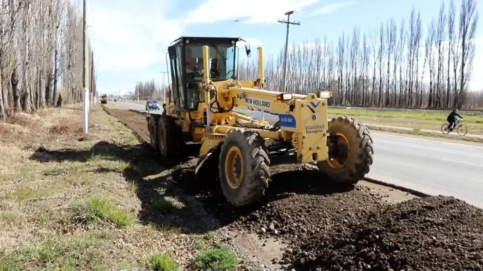 Avanzan las tareas de reparación en Ruta N° 65