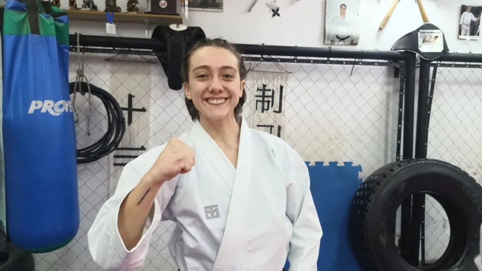 Una joven karateca de Roca representará a Argentina en el Mundial de Artes Marciales