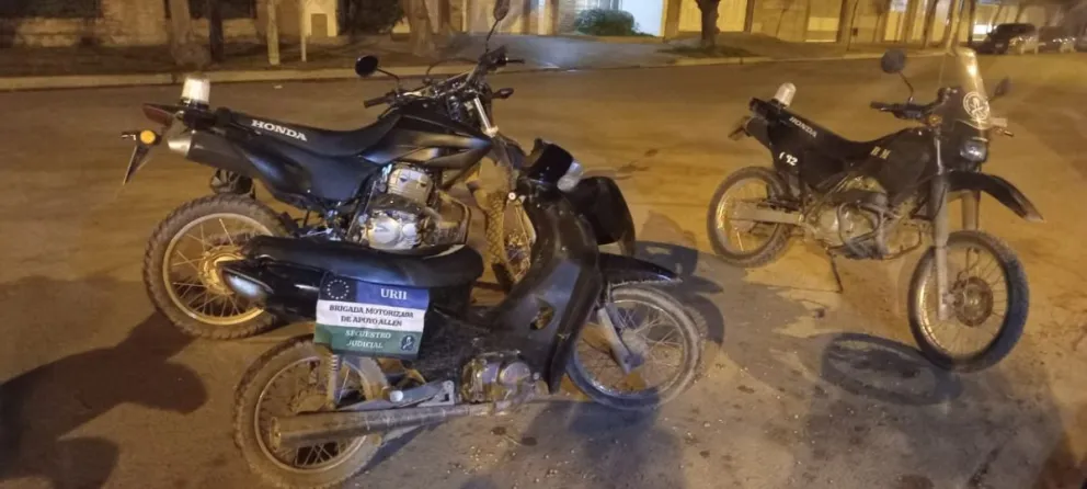 Secuestraron una moto robada conducida por un adolescente 