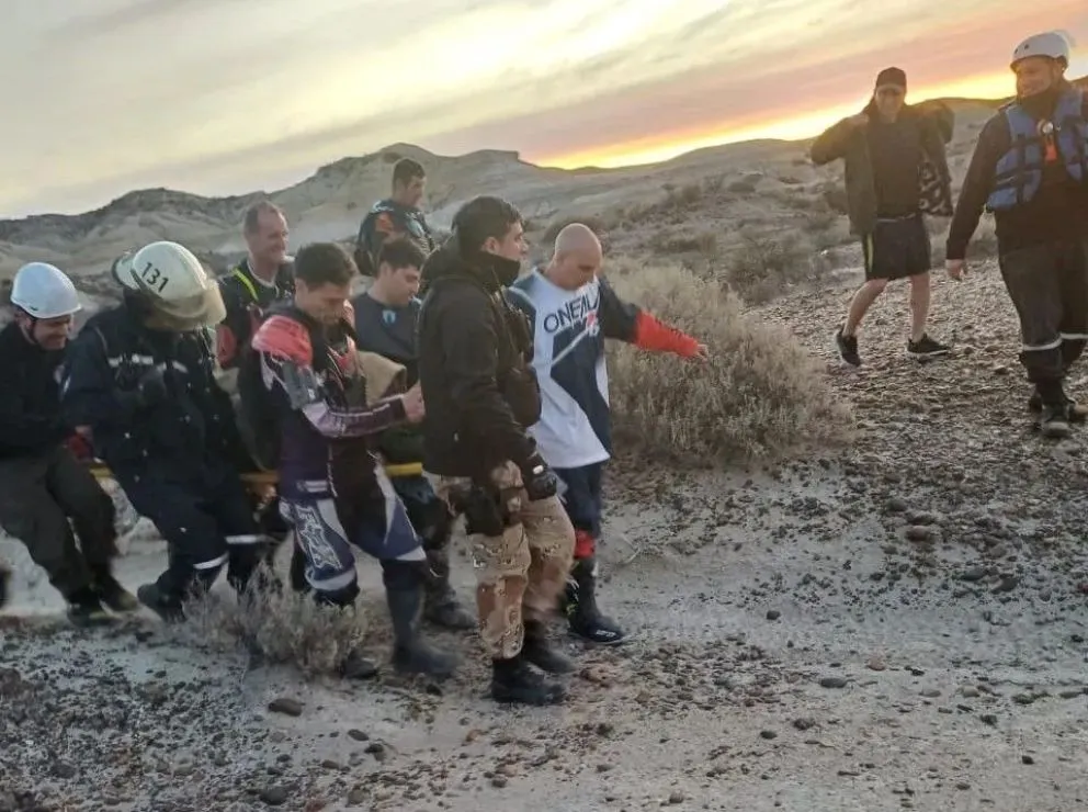 Multaron al motociclista que se accidentó en el Valle de la Luna Amarillo