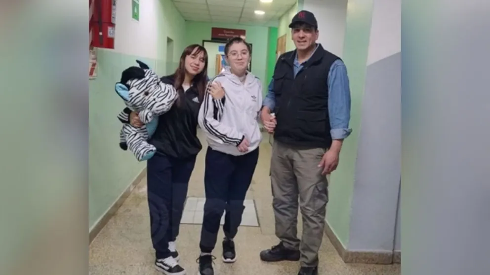 La mejor noticia: Violeta regresó a su casa tras el choque en Ruta 22