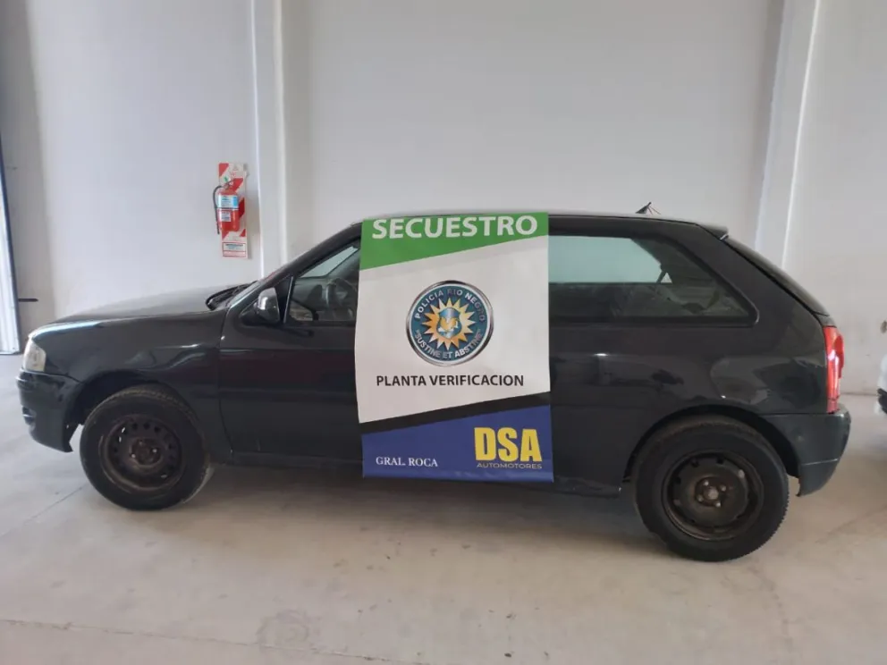Roca: secuestraron un vehículo que presenta adulteraciones
