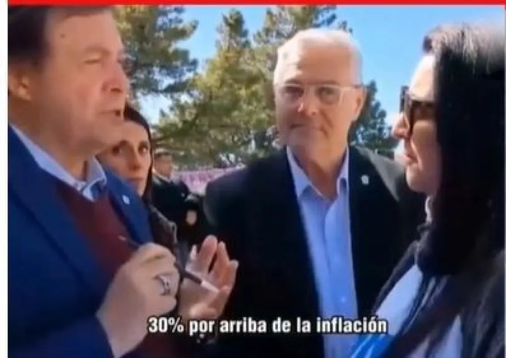 En Jacobacci, Weretilneck les dijo a los docentes que no pueden oponerse al control de faltas. Foto (ANR).